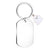 Simple Style Geometric Stainless Steel Unisex Bag Pendant Keychain