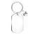 Simple Style Geometric Stainless Steel Unisex Bag Pendant Keychain