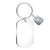 Simple Style Geometric Stainless Steel Unisex Bag Pendant Keychain