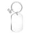 Simple Style Geometric Stainless Steel Unisex Bag Pendant Keychain