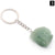 Simple Style Geometric Synthetic Gemstones Polishing Keychain