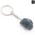 Simple Style Geometric Synthetic Gemstones Polishing Keychain