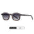 Simple Style Geometric Tac Oval Frame Full Frame Women's Sunglasses