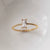 Simple Style Geometric Titanium Steel Inlay Zircon Rings 1 Piece