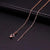 Simple Style Geometric Titanium Steel Plating Necklace 1 Piece