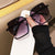 Simple Style Gradient Color Resin Polygon Half Frame Women's Sunglasses