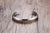 Simple Style Grain Stainless Steel Bangle Plating Stainless Steel Bracelets