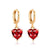 Simple Style Heart Glass Copper Artificial Gemstones