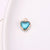 Simple Style Heart Shape Copper Inlay Artificial Crystal Valentine's Day Jewelry Accessories