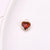 Simple Style Heart Shape Copper Inlay Artificial Crystal Valentine's Day Jewelry Accessories