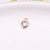 Simple Style Heart Shape Copper Inlay Artificial Crystal Valentine's Day Jewelry Accessories