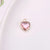 Simple Style Heart Shape Copper Inlay Artificial Crystal Valentine's Day Jewelry Accessories