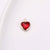 Simple Style Heart Shape Copper Inlay Artificial Crystal Valentine's Day Jewelry Accessories