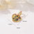 Minimalist Heart Shape Copper Plating Inlay Artificial Gemstones Charms