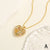 Simple Style Heart Shape Copper Plating Inlay Zircon 18k Gold Plated Pendant Necklace