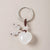 Simple Style Heart Shape Crystal Agate Unisex Keychain