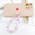 Simple Style Heart Shape Flower Bow Knot Beaded Mobile Phone Chain