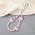 Simple Style Heart Shape Flower Bow Knot Beaded Mobile Phone Chain