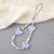 Simple Style Heart Shape Flower Bow Knot Beaded Mobile Phone Chain