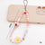 Simple Style Heart Shape Flower Bow Knot Beaded Mobile Phone Chain