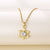 Simple Style Heart Shape Key Stainless Steel Titanium Steel Plating Inlay Zircon 18k Gold Plated Gold Plated Pendant Necklace