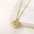 Simple Style Heart Shape Key Stainless Steel Titanium Steel Plating Inlay Zircon 18k Gold Plated Gold Plated Pendant Necklace