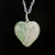 Simple Style Heart Shape Natural Stone Ferroalloy Knitting Pendant Necklace