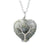 Simple Style Heart Shape Natural Stone Ferroalloy Knitting Pendant Necklace