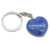 Simple Style Heart Shape Natural Stone Polishing Crystal Keychain