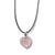 Simple Style Heart Shape Natural Stone Polishing Pendant Necklace 1 Piece