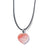 Simple Style Heart Shape Natural Stone Polishing Pendant Necklace 1 Piece