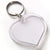 Simple Style Heart Shape Plastic Unisex Bag Pendant Keychain