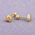 Simple Style Heart Shape Silver Plating Ear Studs 1 Pair