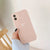 Simple Style Heart Shape Solid Color Silica Gel   Phone Cases