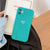 Simple Style Heart Shape Solid Color Silica Gel   Phone Cases