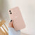 Simple Style Heart Shape Solid Color Silica Gel   Phone Cases