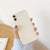 Simple Style Heart Shape Solid Color Silica Gel   Phone Cases