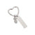 Minimalist Heart Shape Stainless Steel None Unisex Bag Pendant Keychain