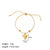 Simple Style Heart Shape Stainless Steel Plating 18k Gold Plated Bracelets Necklace