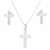 Simple Style Heart Shape Stainless Steel Plating Women's Earrings Necklace