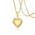 Simple Style Heart Shape Stainless Steel Plating Zircon Pendant Necklace 1 Piece