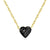 Simple Style Heart Shape Stainless Steel Plating Zircon Pendant Necklace