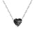 Simple Style Heart Shape Stainless Steel Plating Zircon Pendant Necklace