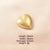 Stainless Steel 18K Gold Plated Minimalist Polishing Heart Shape None