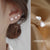 Simple Style Heart Shape Sterling Silver Plating Ear Studs 1 Pair