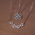 Simple Style Heart Shape Titanium Steel Inlay Zircon Pendant Necklace