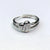 Simple Style Heart Shape Titanium Steel Open Rings