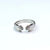 Simple Style Heart Shape Titanium Steel Open Rings