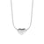 Simple Style Heart Shape Titanium Steel Plating Pendant Necklace