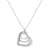 Simple Style Heart Shape Titanium Steel Polishing Necklace